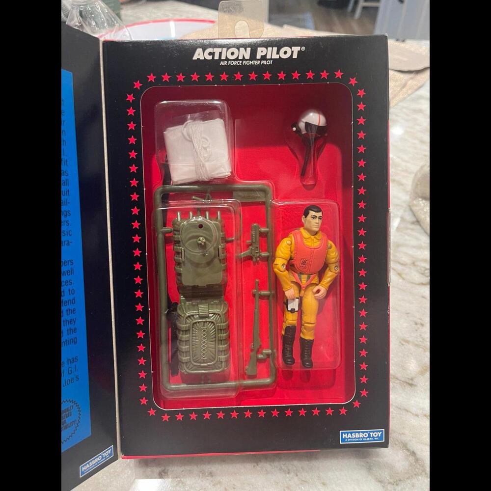 Gi Joe Action Pilot 30th Commemorative 3 3/4" Figure Air Force Hasbro 1994‎